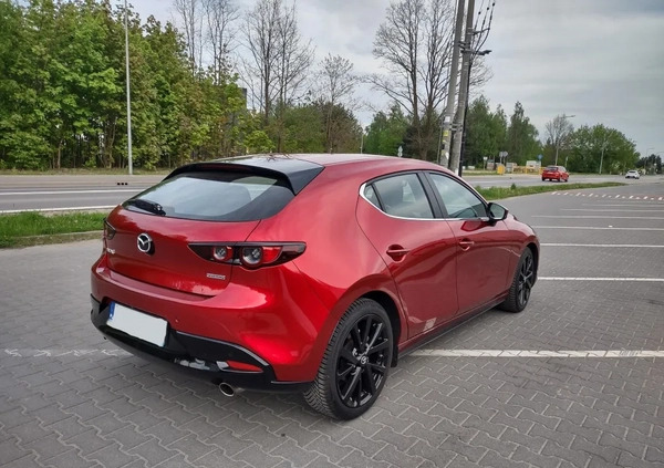 Mazda 3 cena 92250 przebieg: 34500, rok produkcji 2020 z Warszawa małe 379